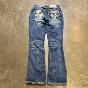 Miss Me Y2K Women’s Mid Rise Flared Leg